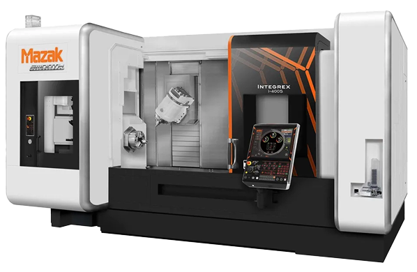 Mazak Integrex i-400S CNC-Maschine für 5-Achsen-Bearbeitung bei Scheck GmbH