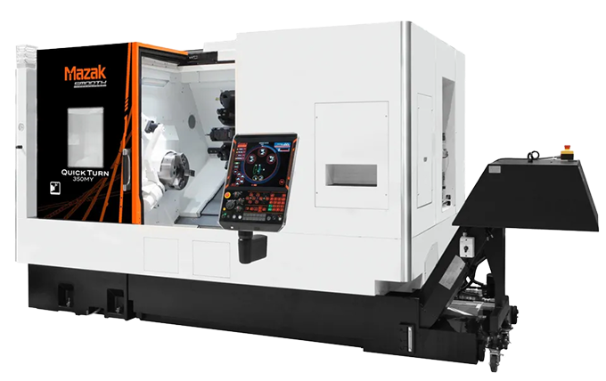 Mazak Quick Turn 350MY CNC-Drehmaschine für präzise Komplettbearbeitung