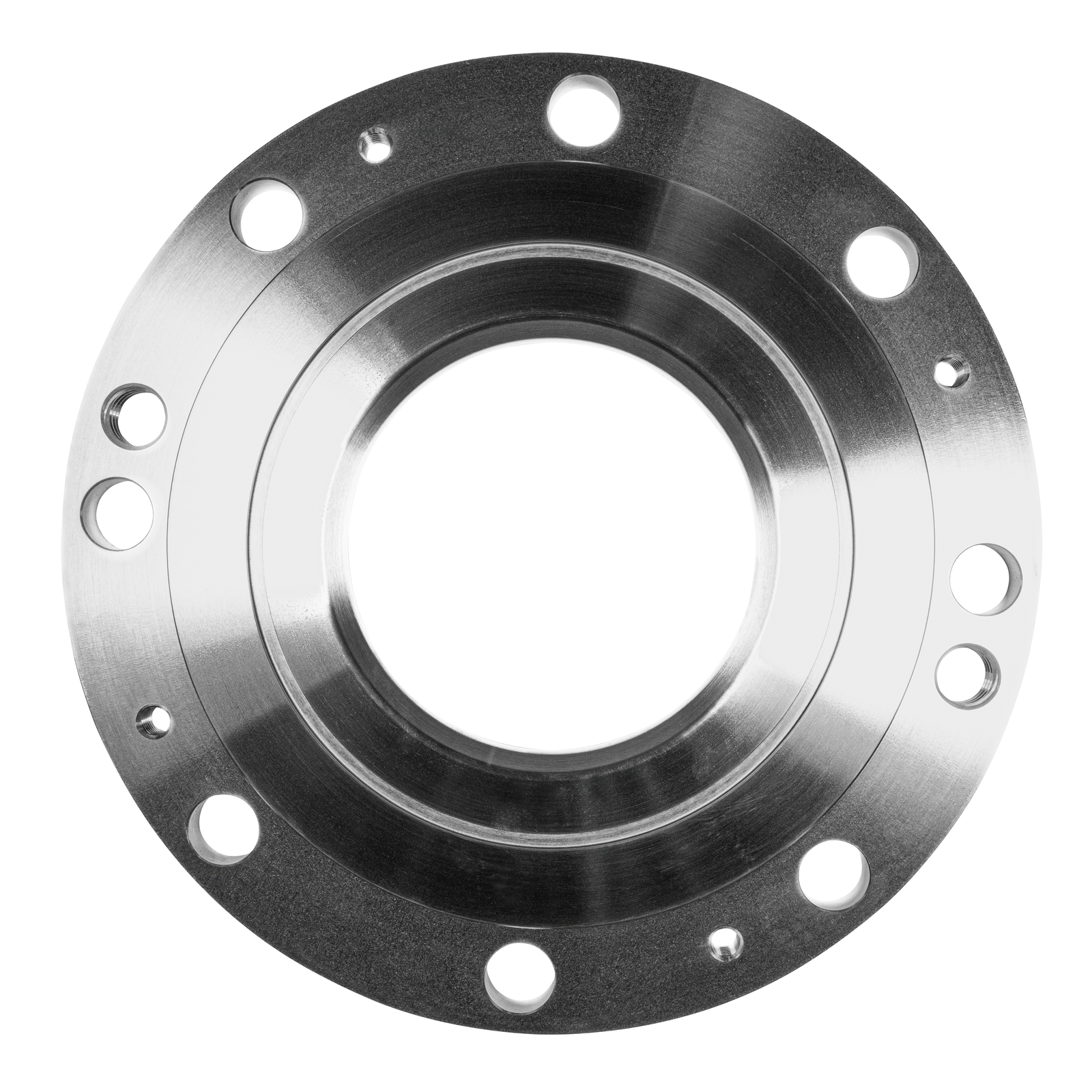 CNC-Leistungen: Präzises CNC-Drehteil aus Edelstahl mit mehreren Bohrungen
