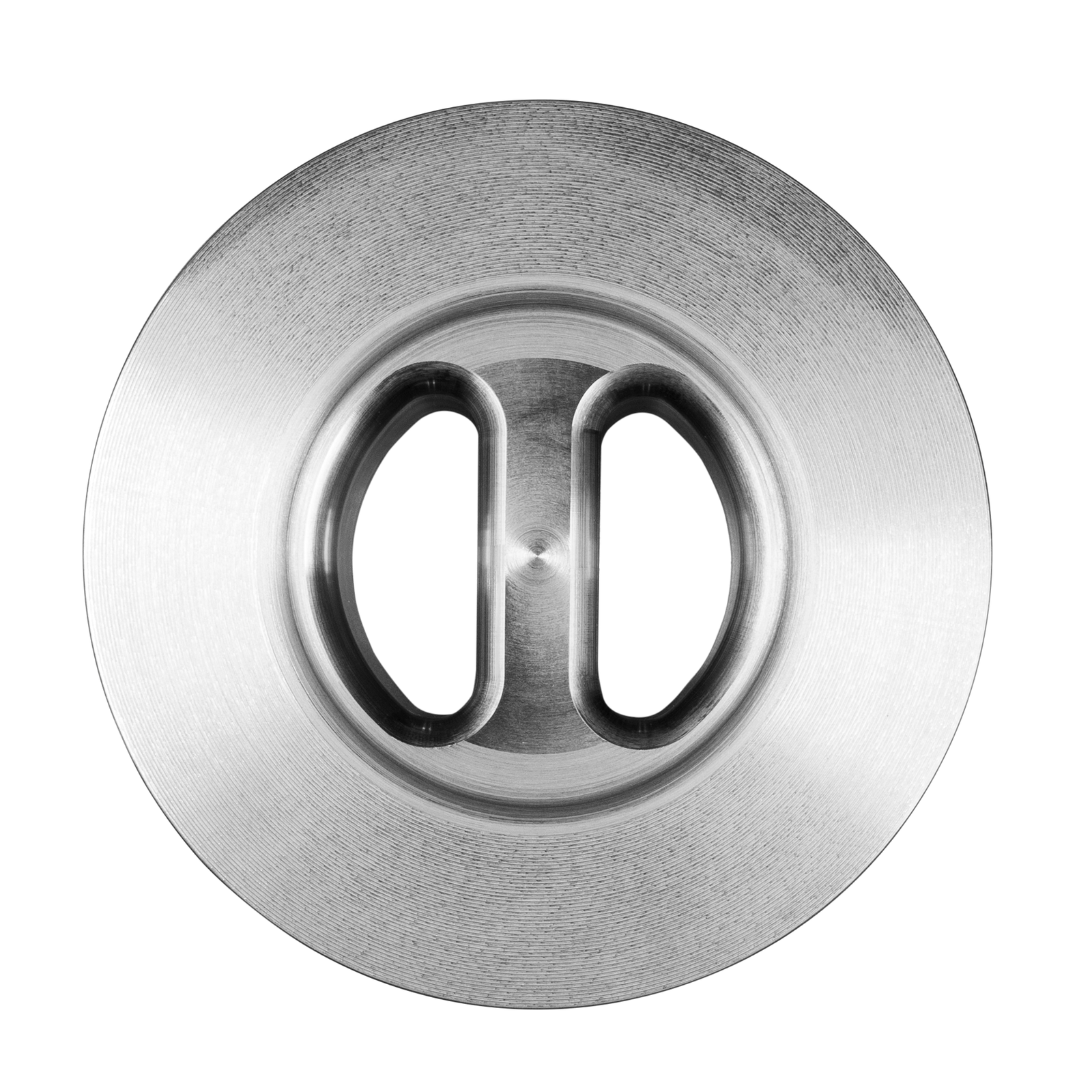 CNC-Leistungen: Komplexes CNC-Bauteil mit gefrästen Öffnungen und präziser Bearbeitung