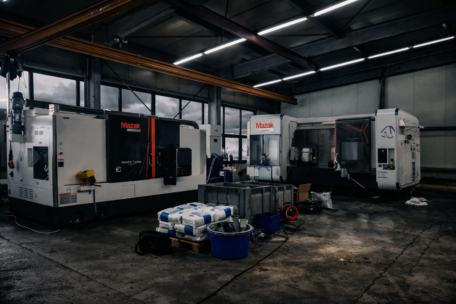 Moderner Maschinenpark